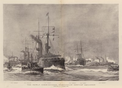 The Newly Commissioned Particular Service Squadron by William Lionel Wyllie